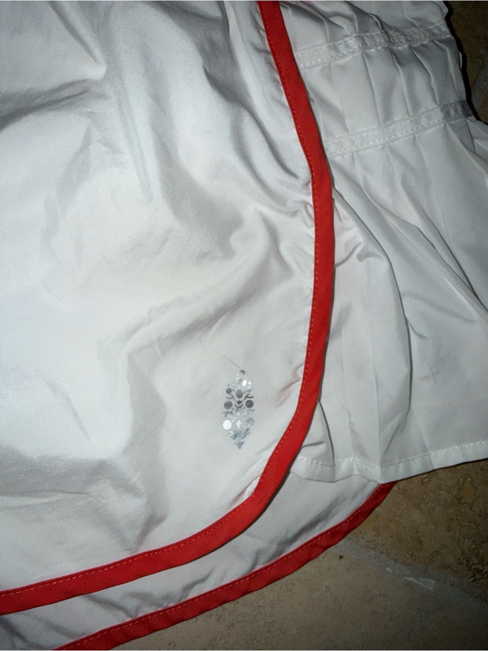 Free People Movement Easy Tiger Shorts – White Combo – Size Small - Picture 7 of 8